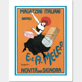 Magazzini Italiani by Leonetto Capiello Posters and Art